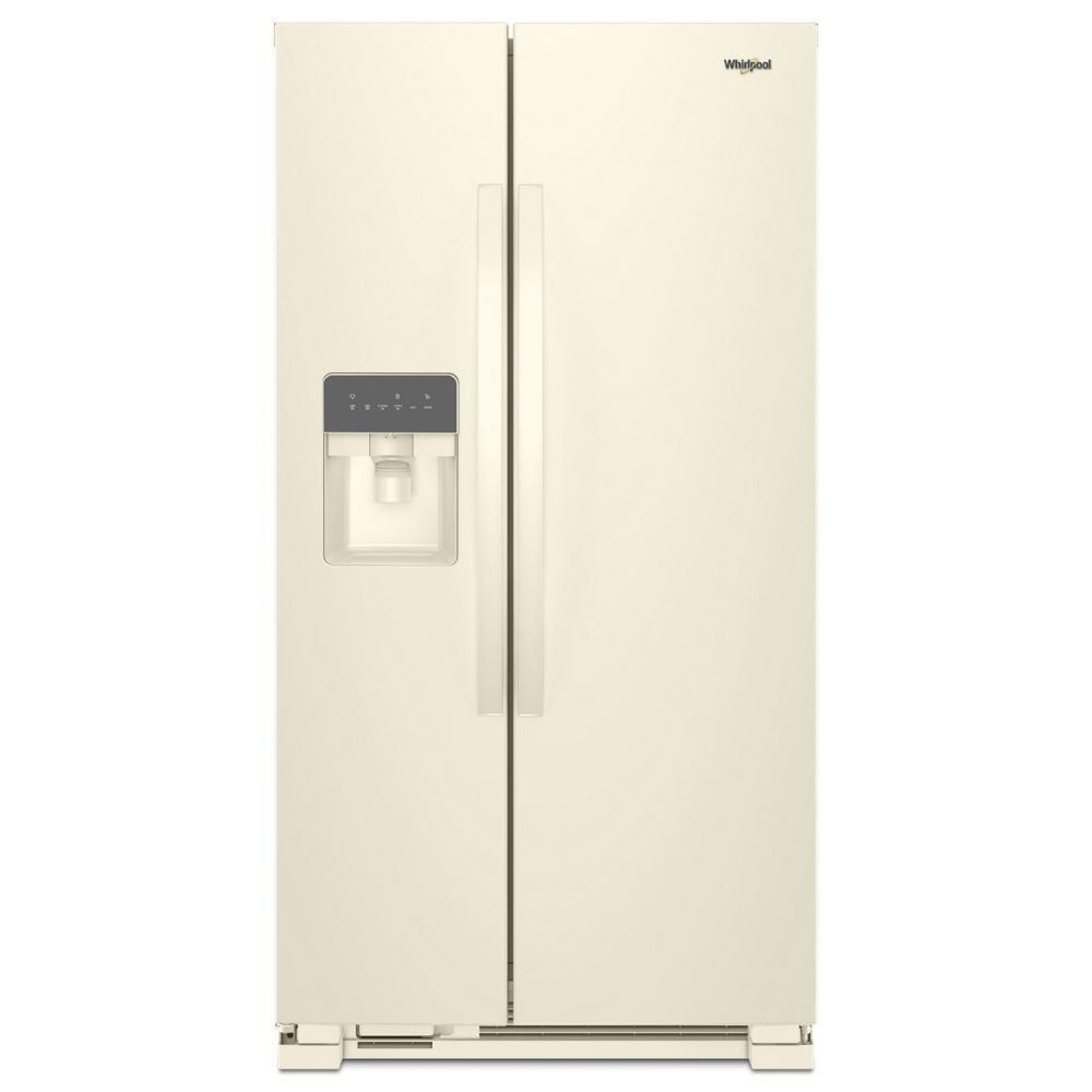WHIRLPOOL 33-inch Wide Side-by-Side Refrigerator - 21 cu. ft. Bisque or Off-white - WRS311SDHT