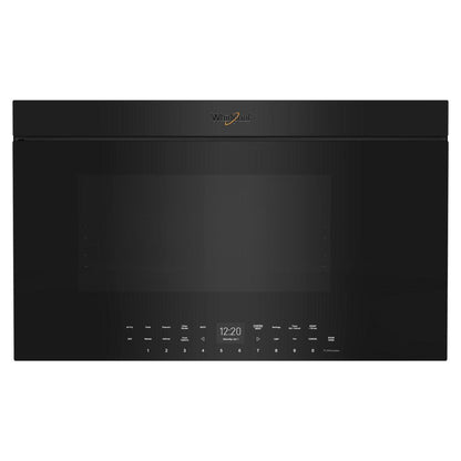 WHIRLPOOL Air Fry Over- the-Range Oven with Flush Built-in Design Black - WMMF7330RB