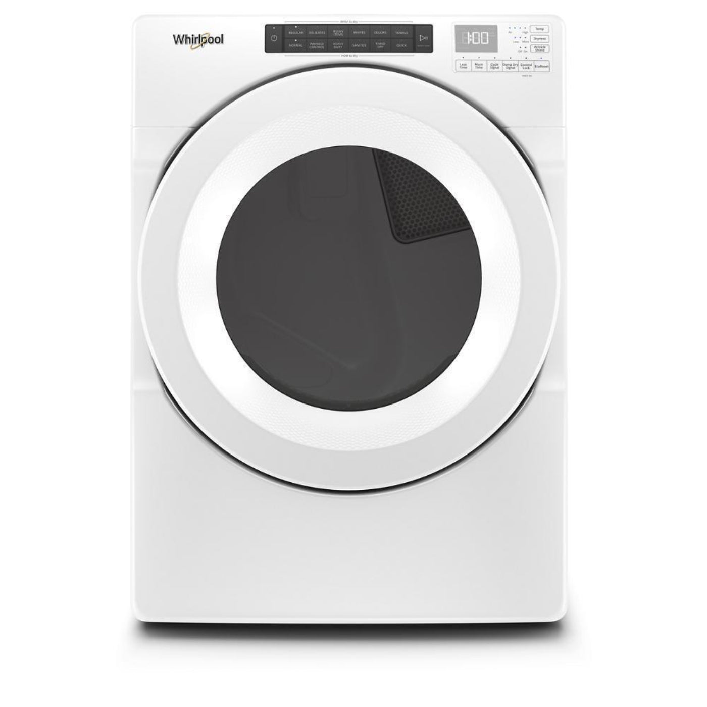 WHIRLPOOL 7.4 cu. ft. Front Load Electric Dryer with Intuitive Touch Controls White - WED5620HW
