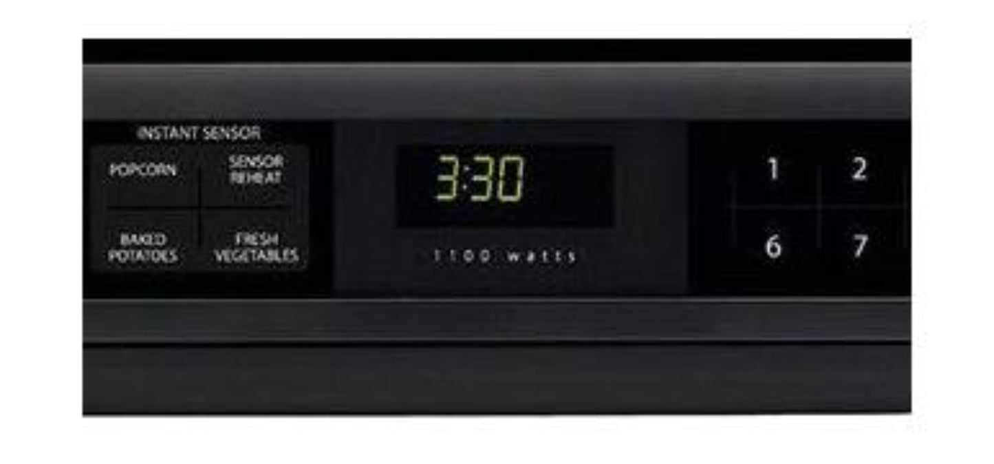 SHARP 1.5 cu. ft. 1100W Black Sharp Over-the-Counter Carousel Microwave Oven - R1210TY