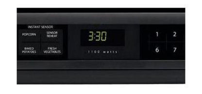 SHARP 1.5 cu. ft. 1100W Black Sharp Over-the-Counter Carousel Microwave Oven - R1210TY