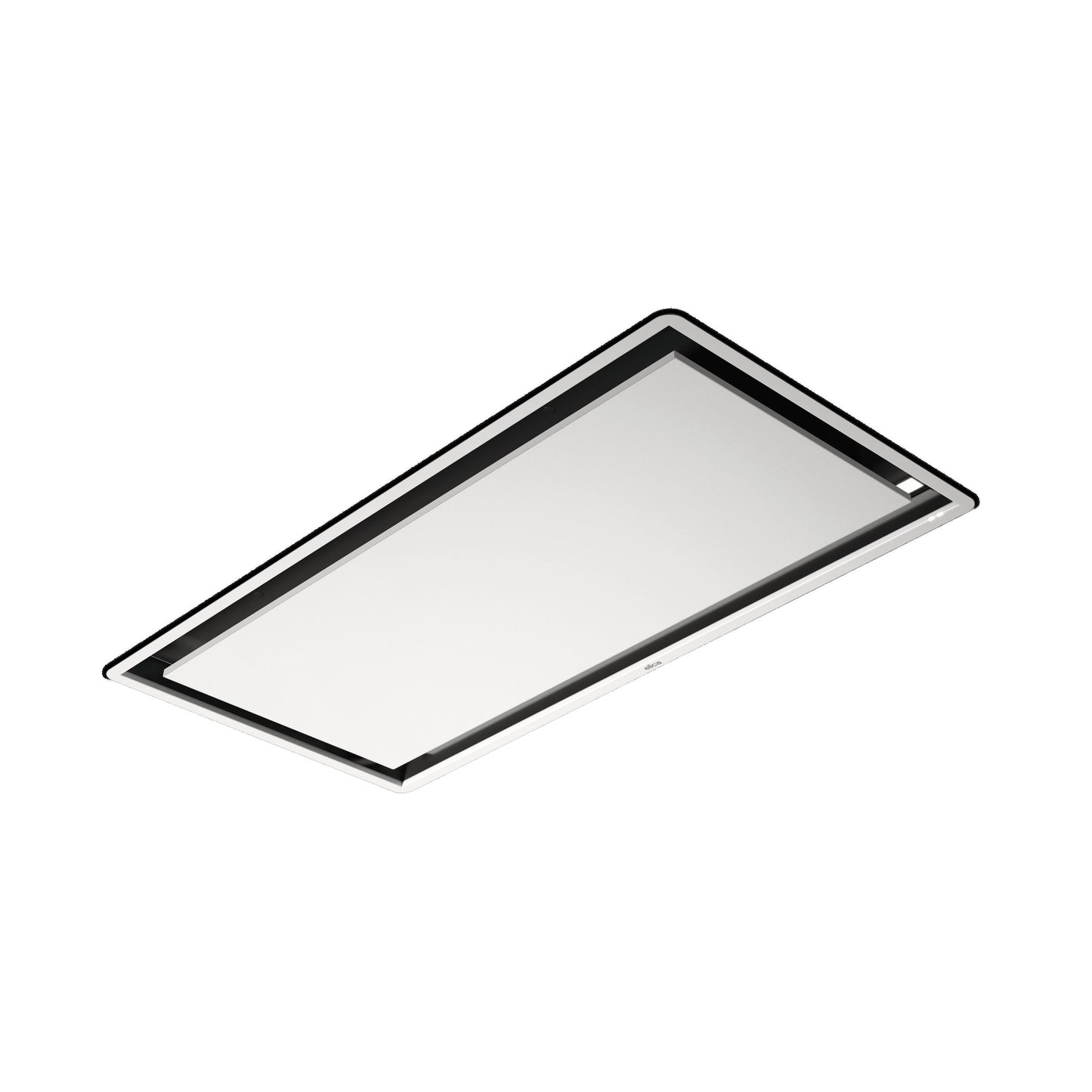 ELICA ILLUSION Ceiling Range Hood 40" wide - 600CFM in Stainless Steel On White - EIL640WH