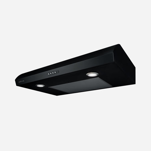 ELICA NEMI BLACK Undercabinet Range Hood 30" wide - 280CFM Black - ENM230B1