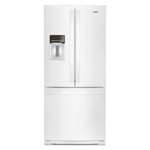 WHIRLPOOL 30-inch Wide French Door Refrigerator - 20 cu. ft. White - WRF560SEHW