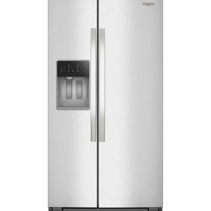 WHIRLPOOL 36-inch Counter Depth Side-by-Side Refrigerator with TruCool System in Stainless Steel - WRSC5536RZ