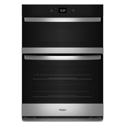 WHIRLPOOL 6.4 Total Cu. Ft. Combo Wall Oven with Air Fry When Connected* in Stainless Steel - WOEC5030LZ