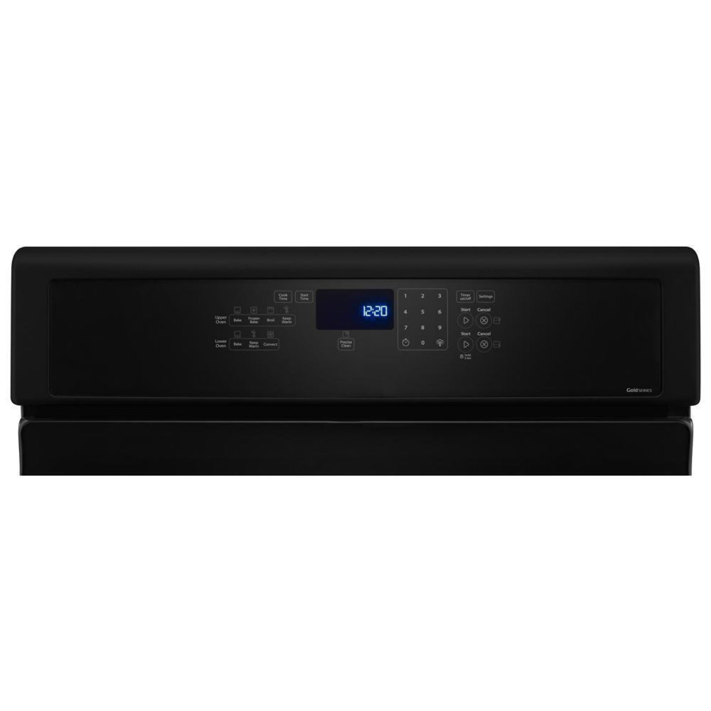 WHIRLPOOL 6.0 Cu. Ft. Gas Double Oven Range with EZ-2-Lift™ Hinged Grates Black - WGG745S0FE