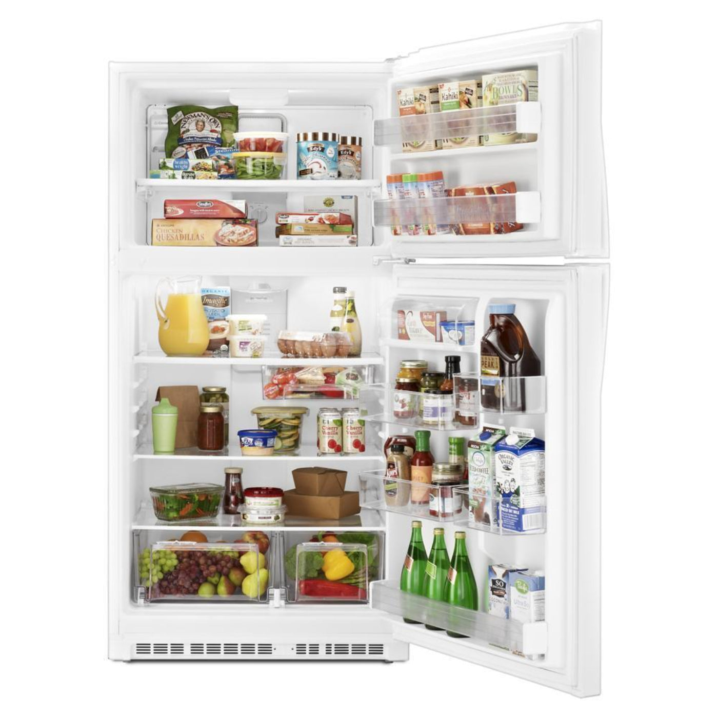 WHIRLPOOL 33-inch Wide Top Freezer Refrigerator - 21 cu. ft. White - WRT511SZDW