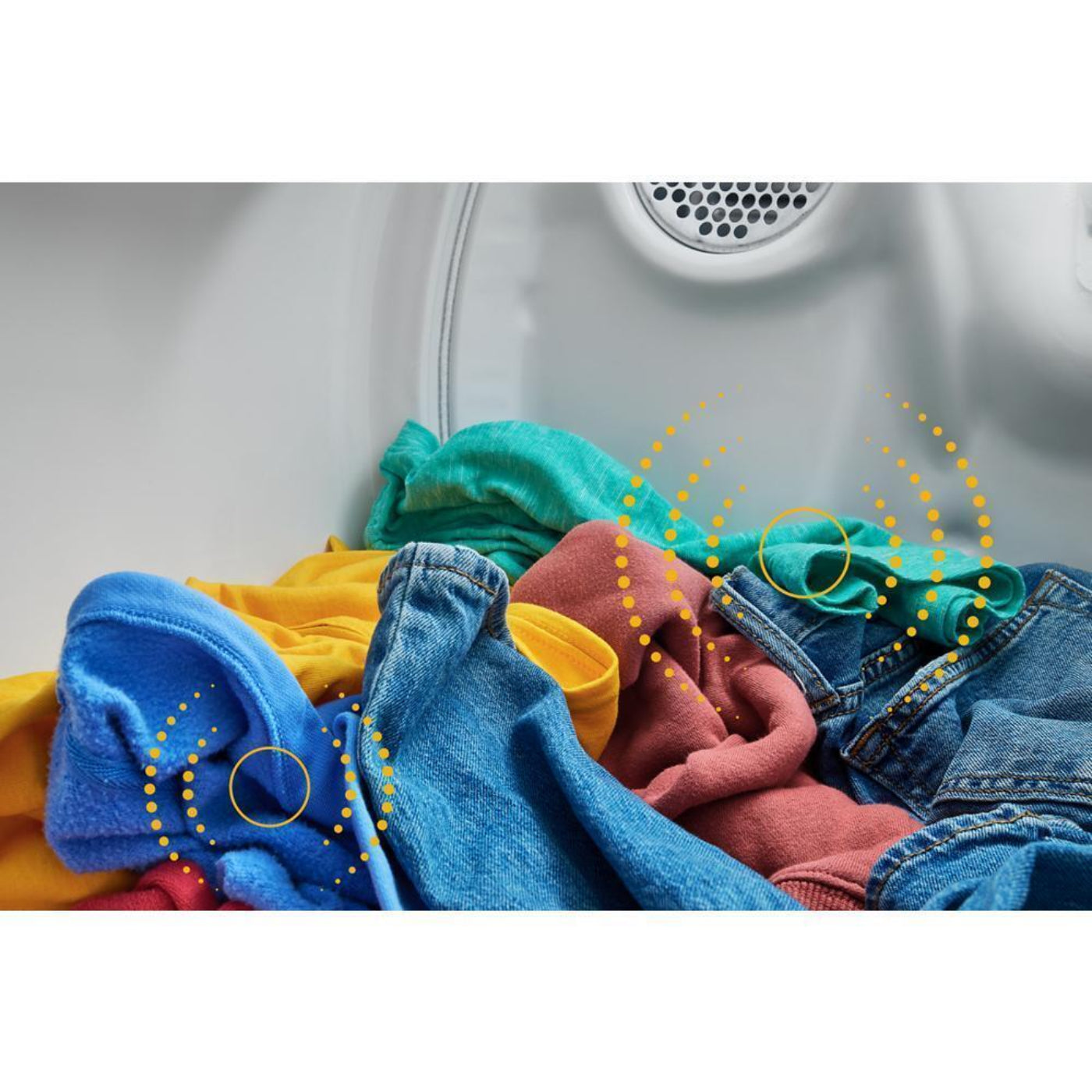 WHIRLPOOL 7.0 cu. ft. Gas Dryer with Adaptive Dry - Vented Top Load Matching White - WGD4107SW