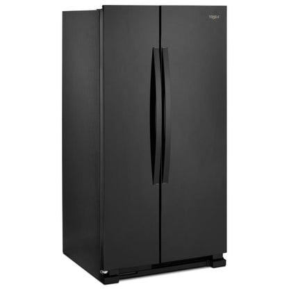 WHIRLPOOL 33-inch Wide Side-by-Side Refrigerator - 22 cu. ft. Black - WRS312SNHB