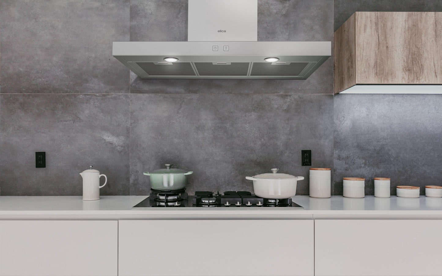 ELICA TOBLINO Wall Mount Range Hood 36" wide - 400CFM in Stainless Steel - ETB436S3