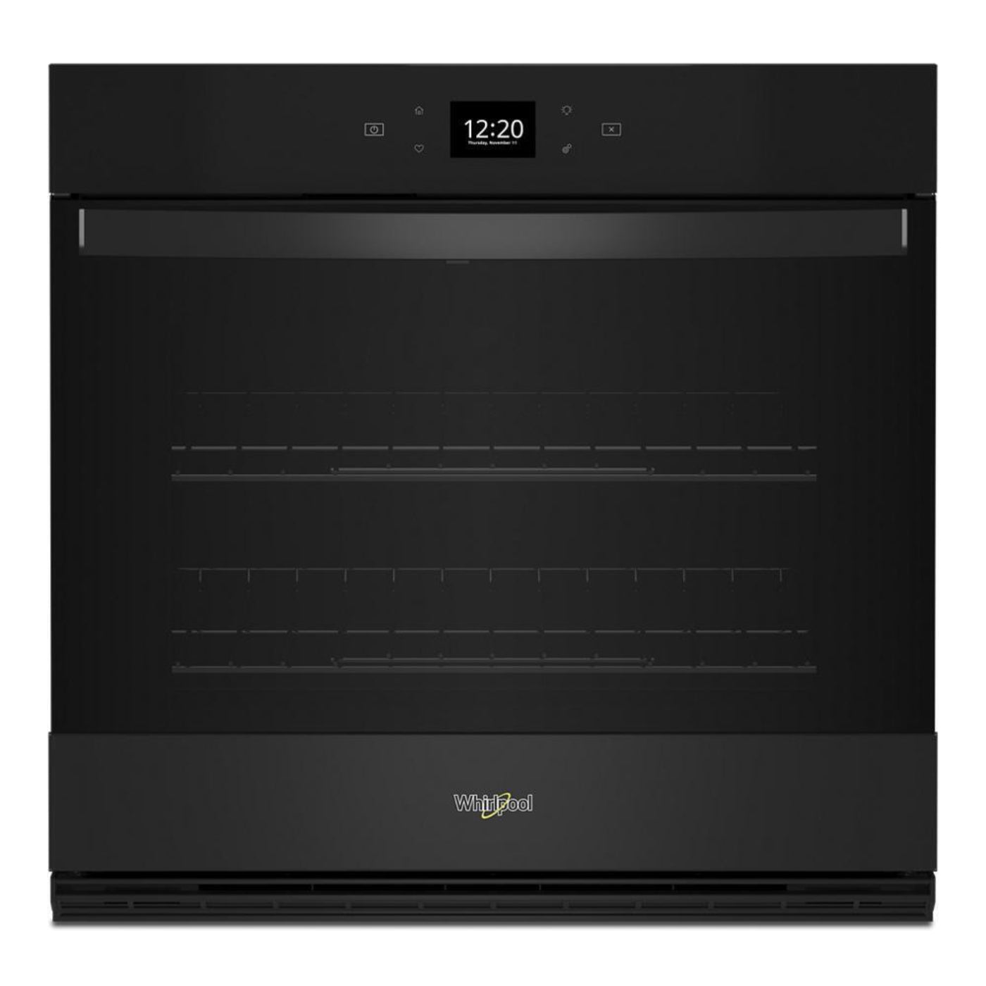 WHIRLPOOL 4.3 Cu. Ft. Single Wall Oven with Air Fry When Connected Black - WOES5027LB
