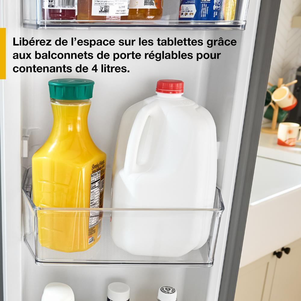 WHIRLPOOL WRMF3736SZ Whirlpool® 29 Cu. Ft. Family-Sized Capacity French Door Refrigerator with Flexible Temperature Drawer Stainless