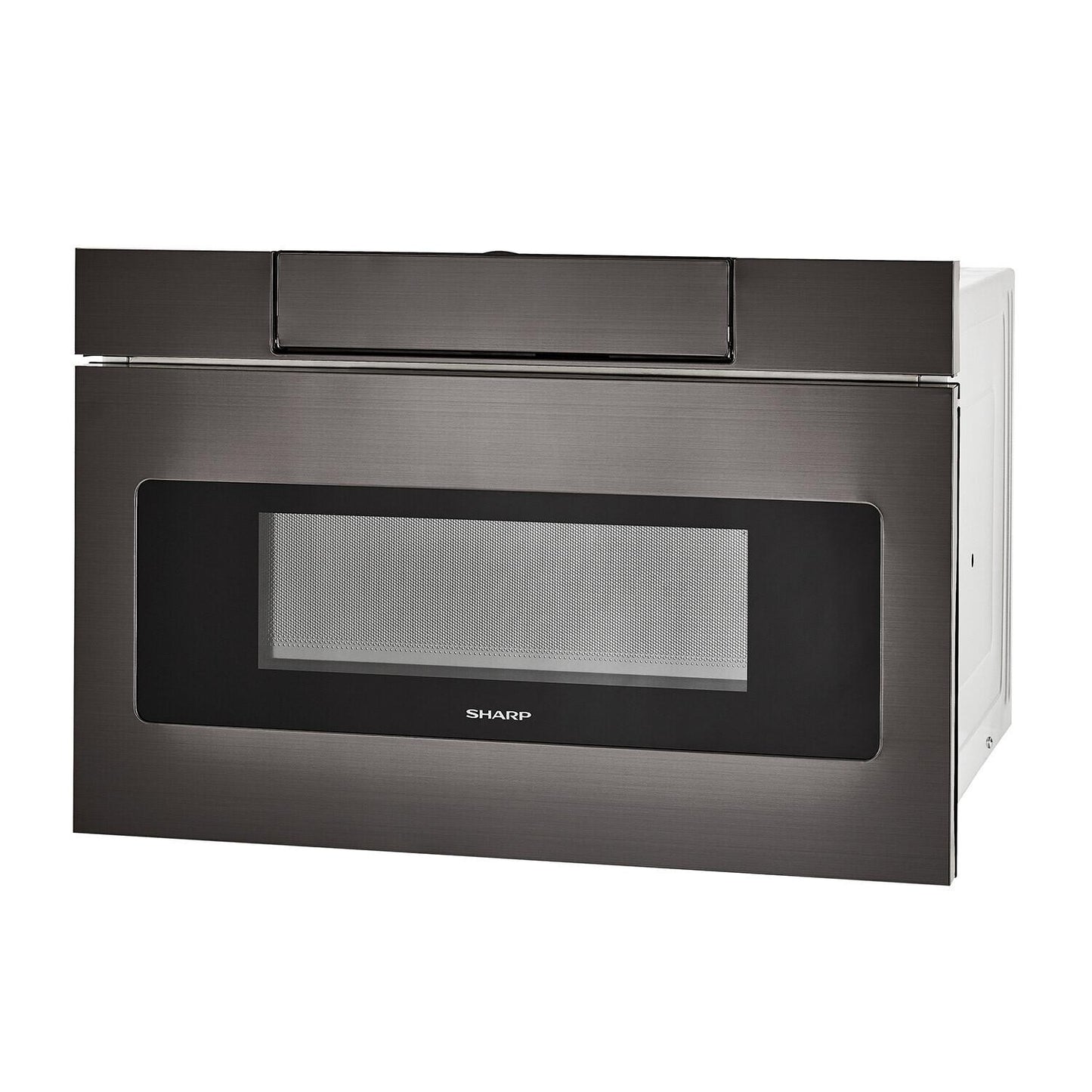 SHARP 24 in. 1.2 cu. ft. 950W Sharp Black in Stainless Steel Microwave Drawer Oven - SMD2470AH