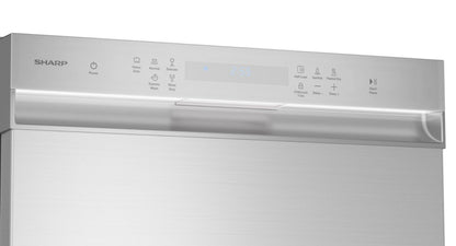 SHARP Sharp 24 in. in Stainless Steel Hybrid 52dB Dishwasher - SDW6504MS