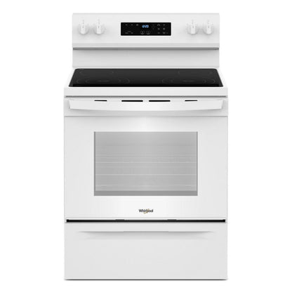 WHIRLPOOL 30-inch Electric Range with No Preheat Mode White - WFES3030RW