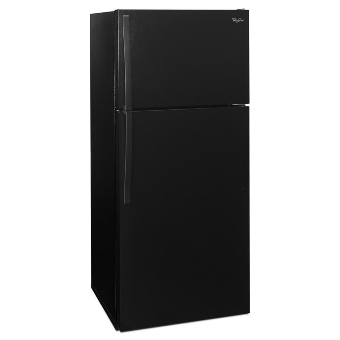 WHIRLPOOL 28-inch Wide Top Freezer Refrigerator - 14 Cu. Ft. Black - WRT104TFDB