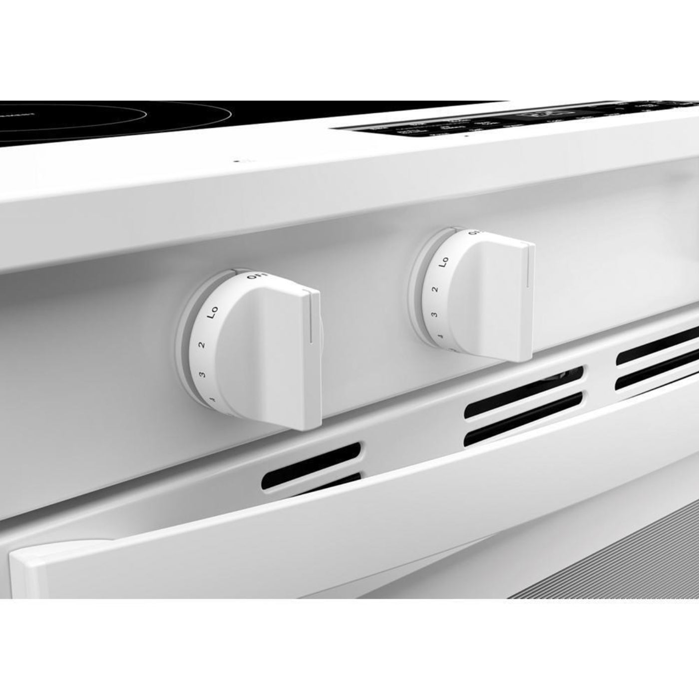 WHIRLPOOL 30-inch Electric Smart Range with Air Cooking Technology White - WSES5030SW