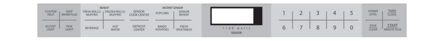 SHARP 1.5 cu. ft. 1100W in Stainless Steel Sharp Over-the-Counter Carousel Microwave Oven - R1214TY