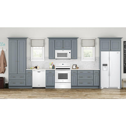 WHIRLPOOL 36-inch Wide Side-by-Side Refrigerator - 25 cu. ft. White - WRS315SNHW