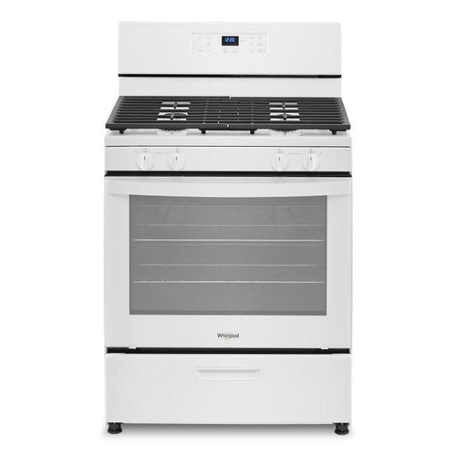 WHIRLPOOL 5.1 Cu. Ft. Freestanding Gas Range with Broiler Drawer White - WFG320M0MW
