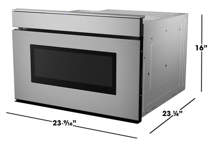 Asko 24 in. 1.2 cu. ft. 950W Sharp in Stainless Steel Smart Easy Wave Open Microwave Drawer Oven - SMD2479JS