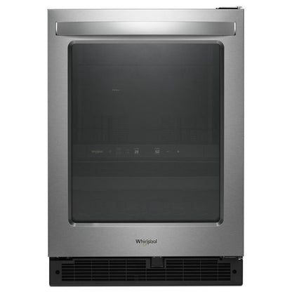 WHIRLPOOL 24-inch Wide Undercounter Beverage Center - 5.2 cu. ft. in Stainless Steel - WUB50X24HZ