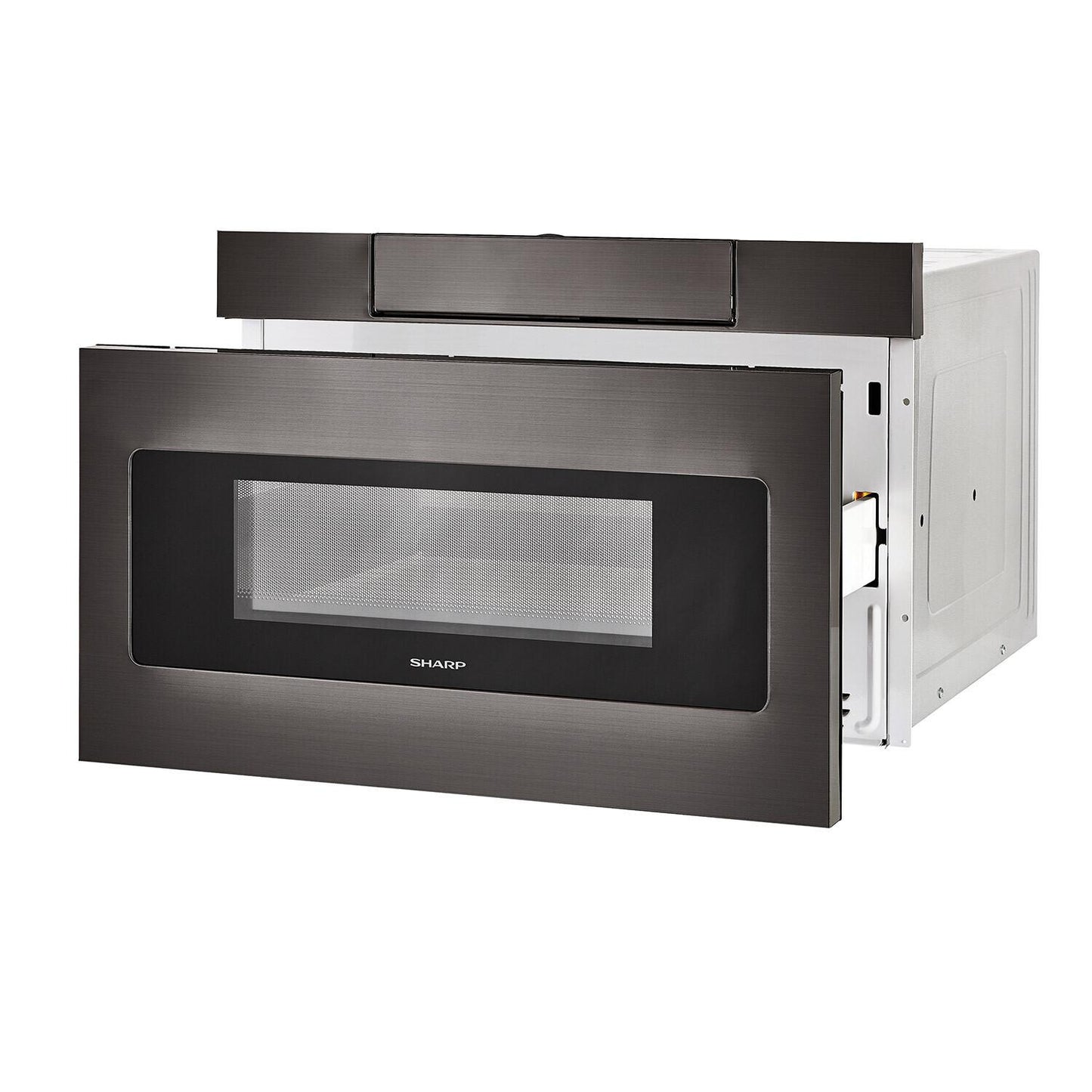 SHARP 24 in. 1.2 cu. ft. 950W Sharp Black in Stainless Steel Microwave Drawer Oven - SMD2470AH