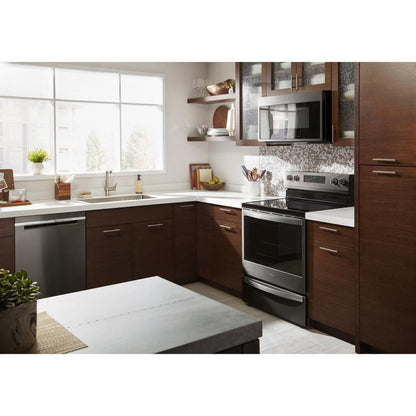 WHIRLPOOL 6.4 cu. ft. Smart Slide-in Electric Range with Air Fry, when Connected Black in Stainless Steel - WEE750H0HV