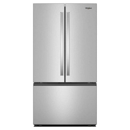 WHIRLPOOL 36-Inch French Door Refrigerator with Ice Maker - 31 cu. ft. in Stainless Steel - WRFF3136SZ