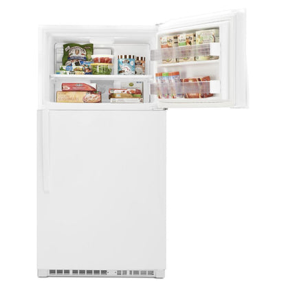 WHIRLPOOL 33-inch Wide Top Freezer Refrigerator - 21 cu. ft. White - WRT511SZDW