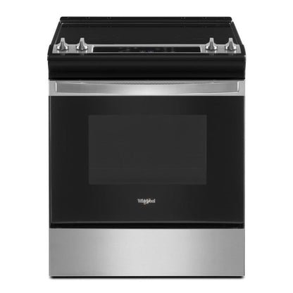 WHIRLPOOL 4.8 Cu. Ft. Whirlpool Electric Range with Frozen Bake Technology in Stainless Steel - WEE515S0LS