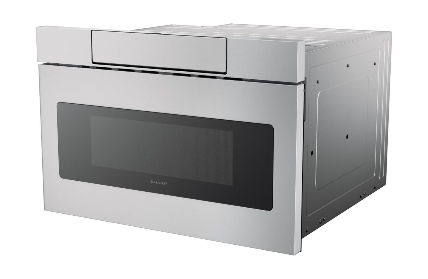SHARP 24 in. 1.2 cu. ft. 950W Sharp in Stainless Steel Microwave Drawer Oven - SMD2470ASY