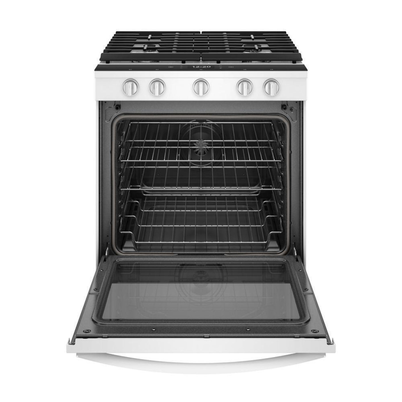 WHIRLPOOL 5.8 cu. ft. Smart Slide-in Gas Range with Air Fry, when Connected White - WEG750H0HW