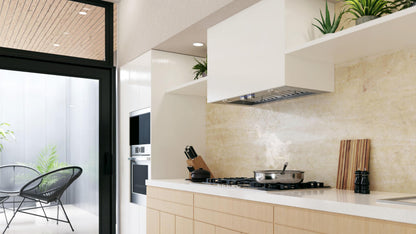 ELICA ESC146SS SCANNO Insert Range Hood 46 1/2" wide - 1200CFM in Stainless Stee - ESC146SSl