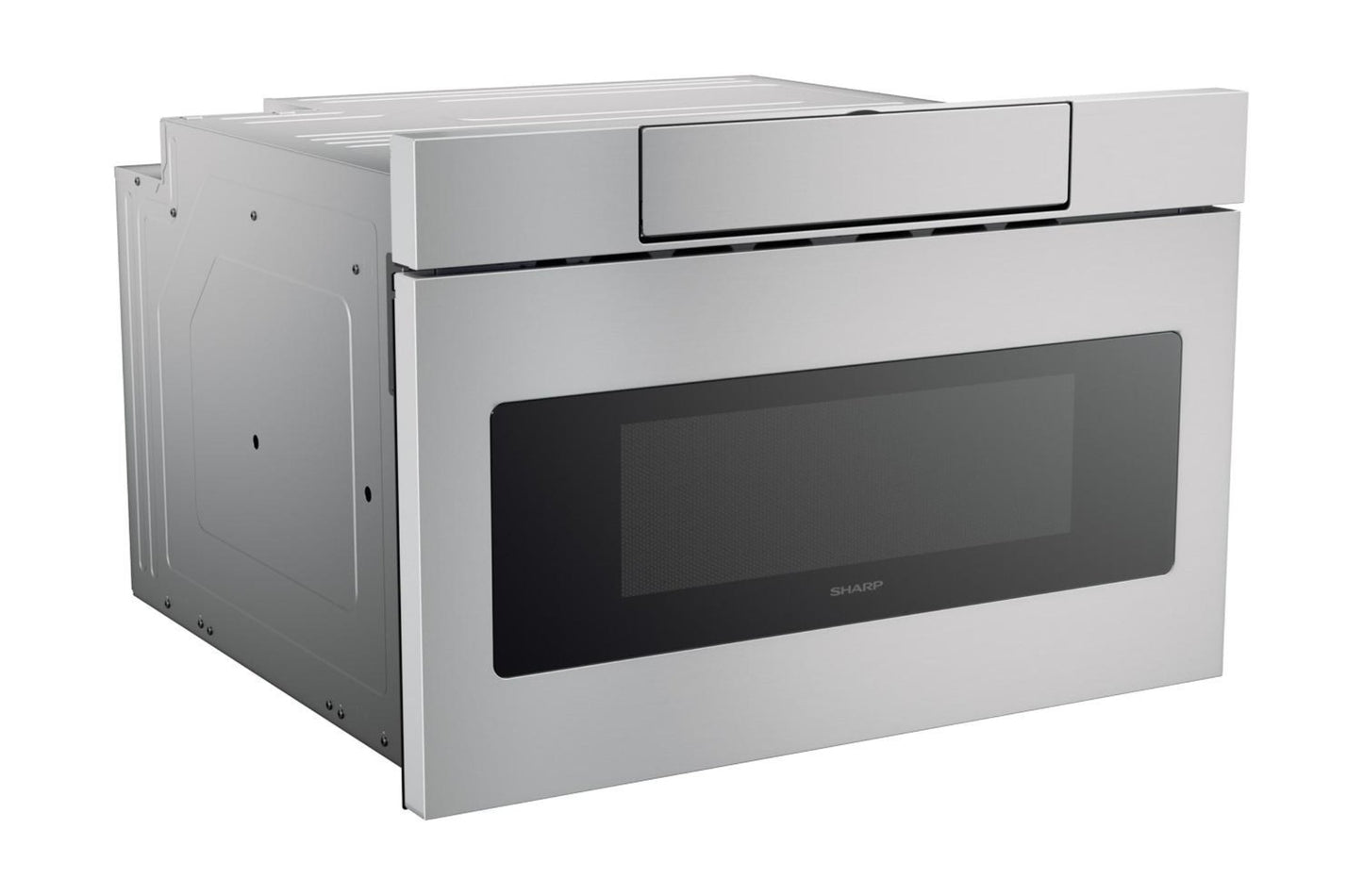 SHARP 24 in. 1.2 cu. ft. 950W Sharp in Stainless Steel Microwave Drawer Oven - SMD2470ASY
