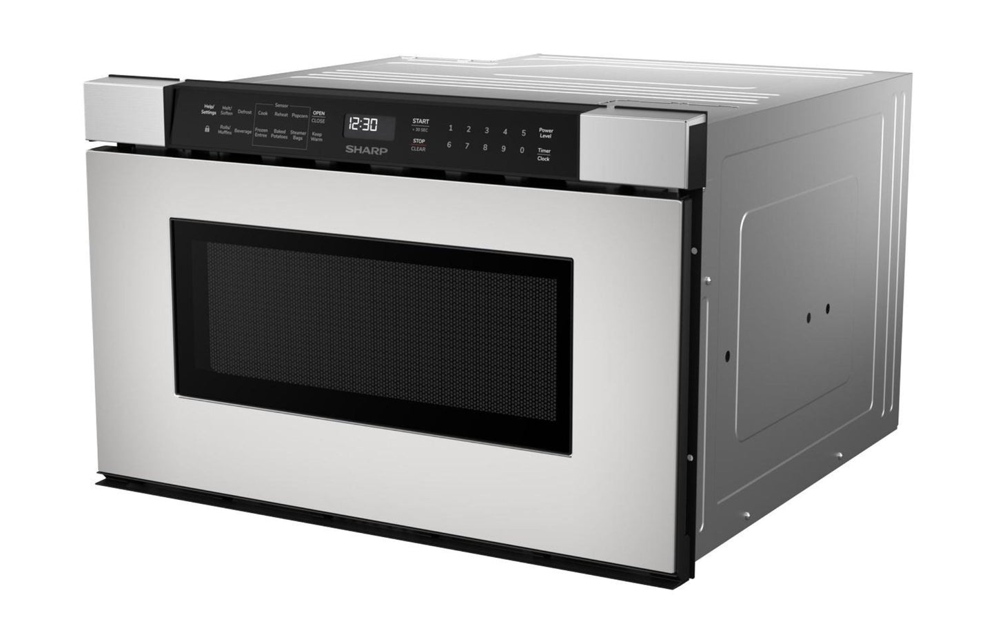 Asko SHARP 24 in. 1.2 cu. ft. Built-In in Stainless Steel Microwave Drawer Oven - SMD2440JS