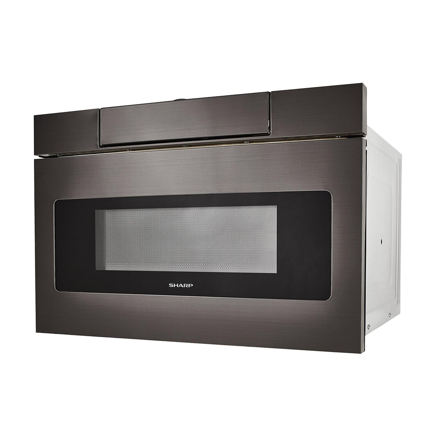 SHARP 24 in. 1.2 cu. ft. 950W Sharp Black in Stainless Steel Microwave Drawer Oven - SMD2470AH