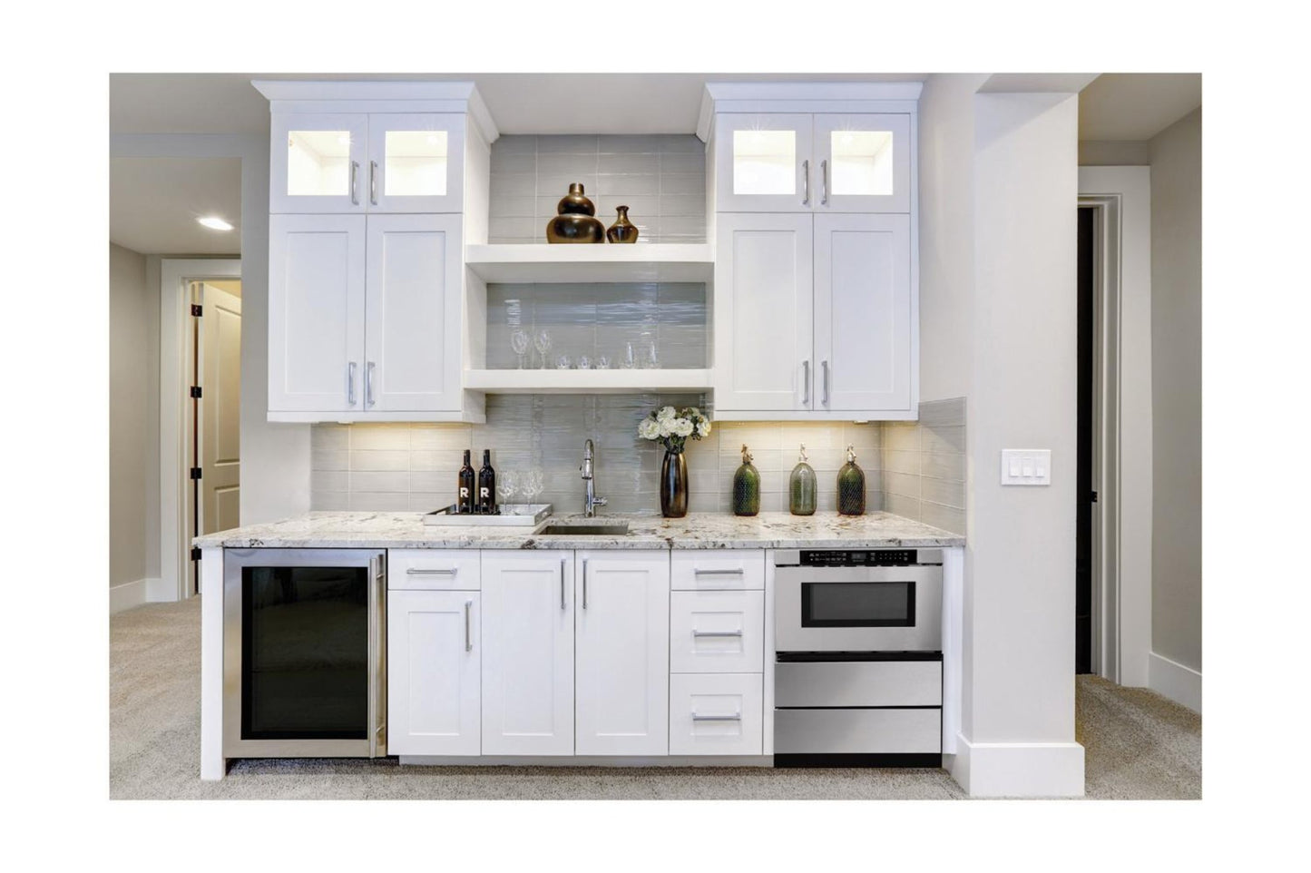 SHARP 24 in. 1.2 cu. ft. Built-In in Stainless Steel Microwave Drawer Oven - SMD2440JS-CLR