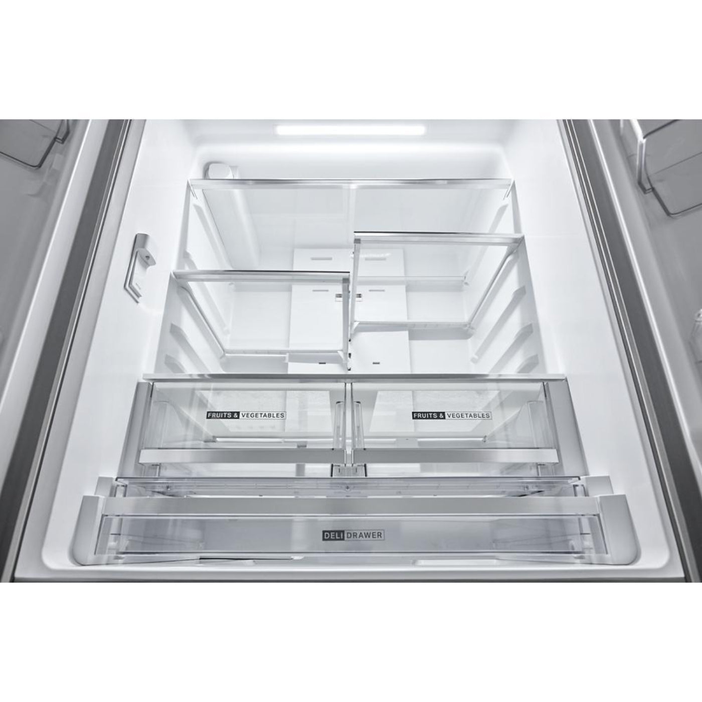 WHIRLPOOL 36-Inch French Door Refrigerator with Interior Water Dispenser - 31 cu. ft. Stainless - WRFF3336SZ