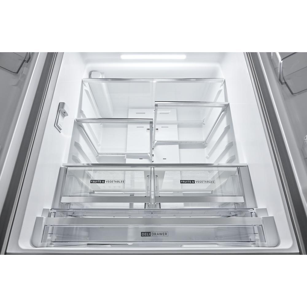 WHIRLPOOL WRMF3736SZ Whirlpool® 29 Cu. Ft. Family-Sized Capacity French Door Refrigerator with Flexible Temperature Drawer Stainless