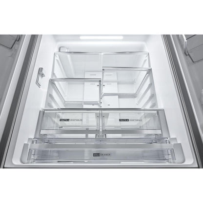 WHIRLPOOL WRMF3736SZ Whirlpool® 29 Cu. Ft. Family-Sized Capacity French Door Refrigerator with Flexible Temperature Drawer Stainless