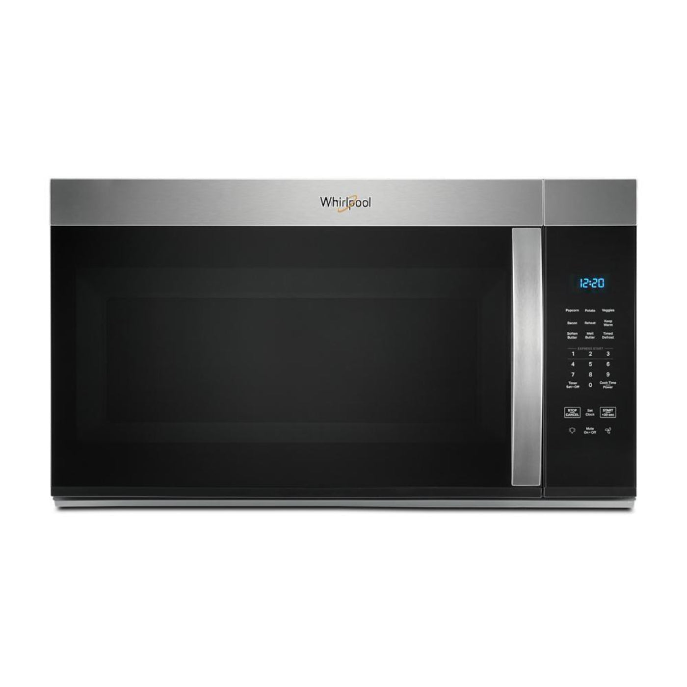 WHIRLPOOL 30 W 1.7 cu. ft Over the range Microwave with 1000-Watts Cooking Power in Stainless Steel - WMMS3130RZ