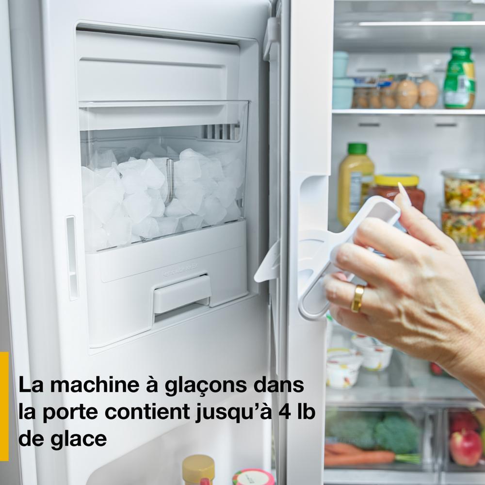 WHIRLPOOL WRMF3736SZ Whirlpool® 29 Cu. Ft. Family-Sized Capacity French Door Refrigerator with Flexible Temperature Drawer Stainless