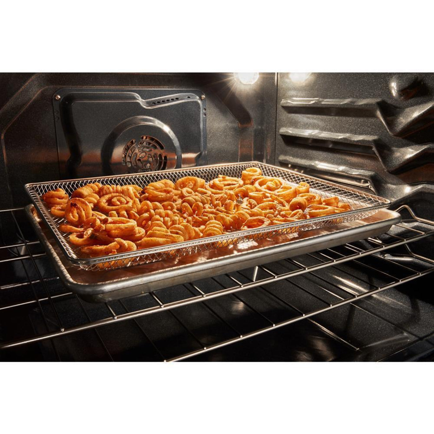 WHIRLPOOL 30-inch Electric Smart Range with Air Cooking Technology Stainless - WSES5030SZ
