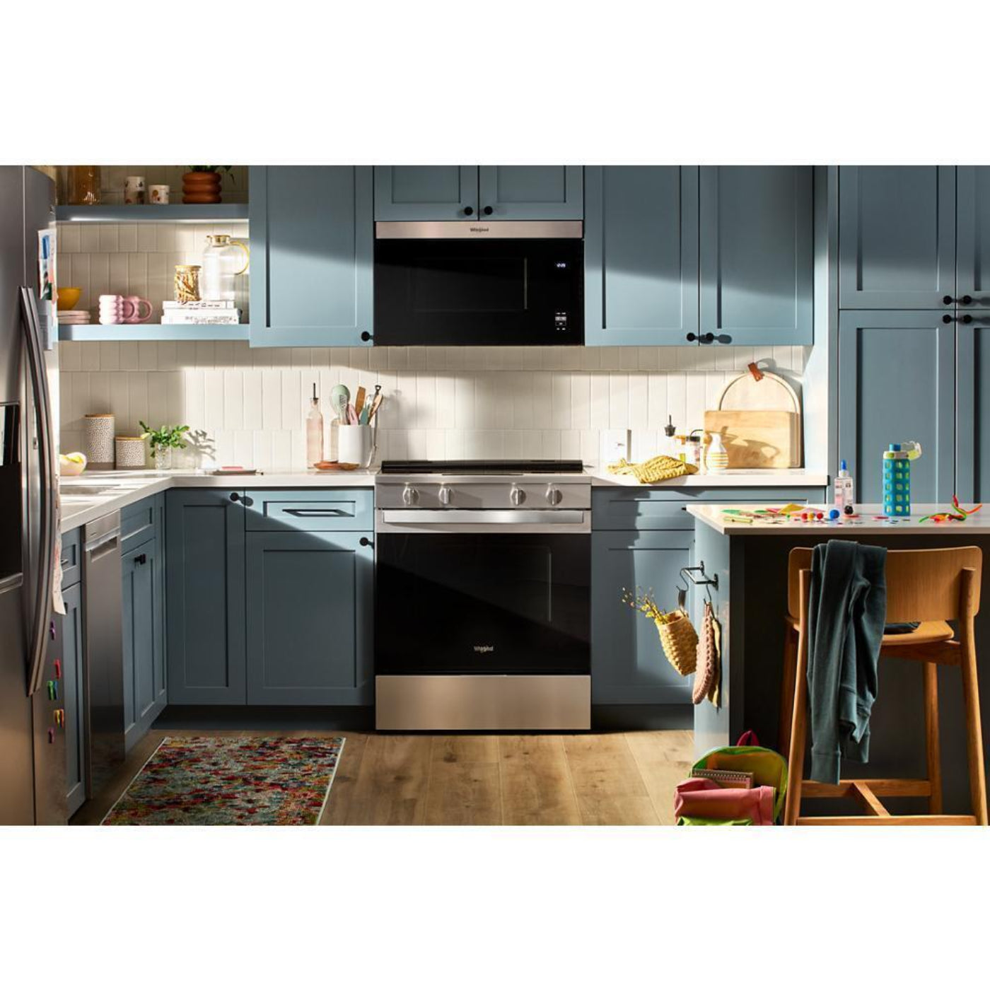 WHIRLPOOL 30-inch Electric Smart Range with Air Cooking Technology Stainless - WSES5030SZ