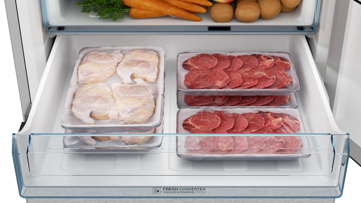SHARP Sharp 24 in. Bottom-Freezer Counter-Depth Refrigerator - SJB1255GS