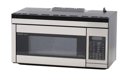 SHARP 1.1 cu. ft. 850W Sharp in Stainless Steel Over-the-Range Convection Microwave Oven - R1874TY