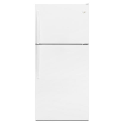 WHIRLPOOL 30-inch Wide Top Freezer Refrigerator - 18 cu. ft. White - WRT318FZDW