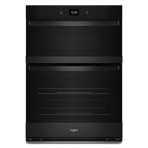 WHIRLPOOL 6.4 Total Cu. Ft. Combo Wall Oven with Air Fry When Connected Black - WOEC5030LB